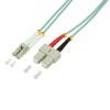 2m Cable Fibra Optica OM3 LC-SC 50/125 MultiModo                                                    