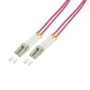 1m Cable Fibra Optica OM4 LC-LC 50/125 MultiModo                                                    