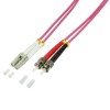 2m Cable Fibra Optica OM4 LC-ST 50/125 MultiModo                                                    