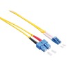 2m Cable Fibra Optica OS2 LC-SC 9/125 MonoModo                                                      