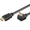 2m Cable HDMI Alta Velocidad con Ethernet ACODADO 90
