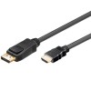 2m Cable Displayport a HDMI Negro                                                                   