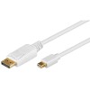 2m Cable Mini DisplayPort a DisplayPort,1.2,Blanco                                                  