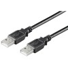 1,8m Cable USB 2.0 A-A Macho-Macho Negro                                                            