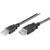 1,8m Cable USB 2.0 A-A Macho-Hembra Negro                                                           
