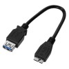 20cm Cable Adap USB 3.0 A Hembra-Micro B Macho OTG                                                  