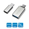 Adaptador USB 3.1 Tipo  C a USB 3.0 y Micro USB Hembra                                              