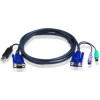 6m USB VGA KVM Cable con conversor PS/2 integrado                                                   