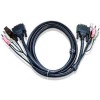 3m USB DVI-D Single Link KVM Cable con Audio                                                        