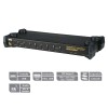 KVM de 8 Puertos USB_PS/2 VGA con Audio para Rack 19"                                               