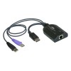 Cable adaptador KVM USB-DisplayPort a Cat5e/6 (Virtual Media)                                       