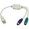 Conversor USB a 2 PS/2 (Cable 15 cm)                                                                