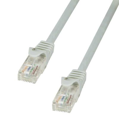 1,5m Latiguillo RJ45 Cat. 5e U/UTP CCA Gris LogiLink CP1042U