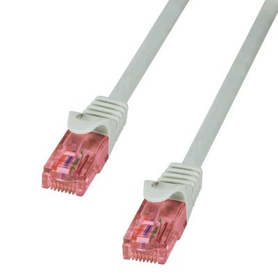 1,5m Latiguillo RJ45 Cat. 6 UTP COBRE LSZH Gris LogiLink CQ2042U