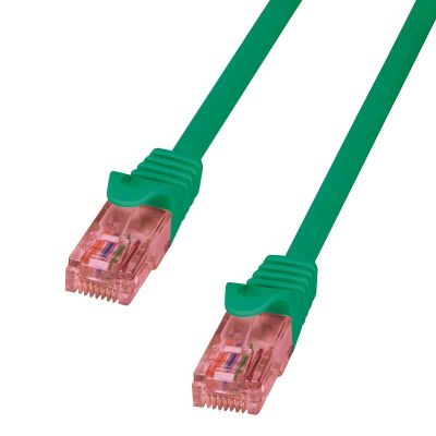 1m Latiguillo RJ45 Cat. 6 UTP COBRE LSZH Verde LogiLink CQ2035U