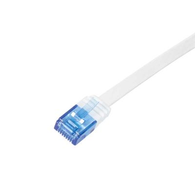 1m Latiguillo RJ45 Plano Cat.6 UTP COBRE LSZH Blanco LogiLink CF2031U