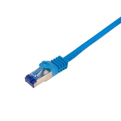 7.5m Latiguillo UtraFlex RJ45 Cat.6A S/FTP COBRE Azul, Certificado LogiLink C6A086S