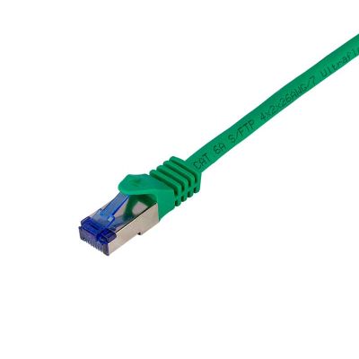 10m Latiguillo UtraFlex RJ45 Cat.6A S/FTP COBRE Verde, Certificado LogiLink C6A095S