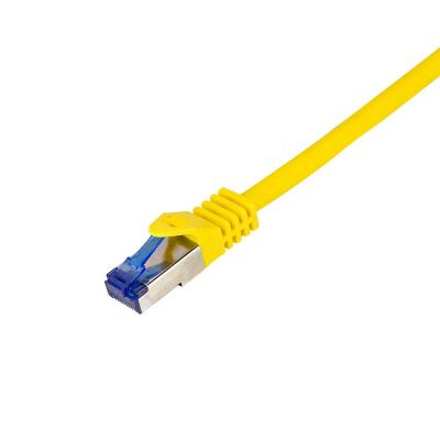10m Latiguillo UtraFlex RJ45 Cat.6A S/FTP COBRE Amarillo, Certificado LogiLink C6A097S