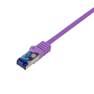20m Latiguillo UtraFlex RJ45 Cat.6A S/FTP COBRE Violeta, Certificado LogiLink C6A119S