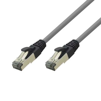 15m Latiguillo RJ45 Cat. 8.1 S/FTP COBRE PiMF LSHZ Gris LogiLink CQ8102S