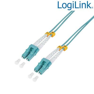 3m Cable Fibra Óptica OM3 LC-LC 50/125 MultiModo Duplex LogiLink FP3LC03