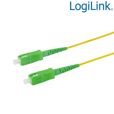 5m Cable Fibra Optica OS2 SC/APC-SC/APC 9/125 MonoModo Simplex LogiLink FPSSC05