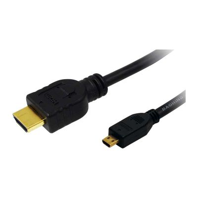 2m Cable HDMI Alta Velocidad A - D (micro), Negro LogiLink CH0032