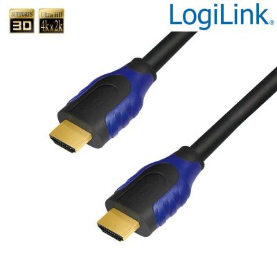 3m Cable HDMI 2.0 con Ethernet, 4K2K / 60Hz, Negro LogiLink CH0063