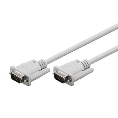 1,8m Cable SVGA Macho-Macho Standard Beige (15 pins)