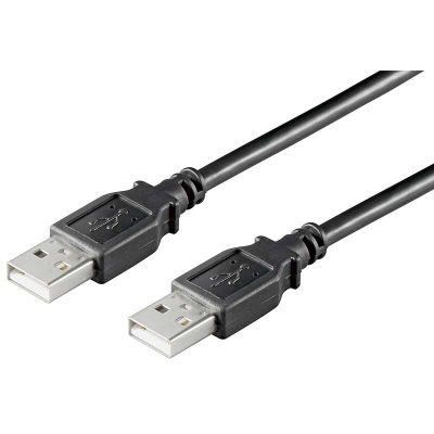5m Cable USB 2.0 A-A Macho-Macho Negro