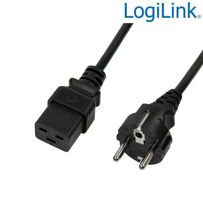 3m Cable de Alimentación Schuko a C19 Hembra Logilink CP153