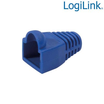 Funda Conector RJ45 Macho Azul (Bolsa 100 pcs) LogiLink MP0008