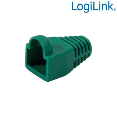 Funda Conector RJ45 Macho Verde (Bolsa 100 pcs) LogiLink MP0007