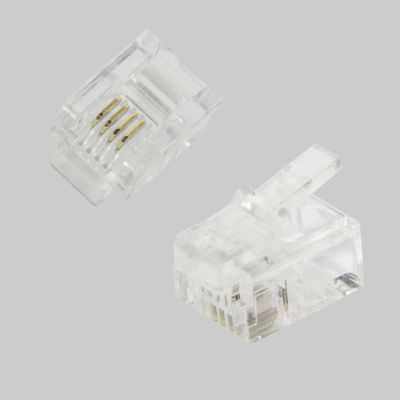 Conector Telefónico RJ11 4/6 (Bolsa 100 pcs) Logiliink MP0018
