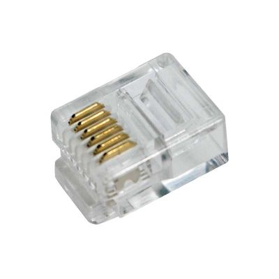 Conector Telefónico RJ12 6/6 (Bolsa 100 pcs) Logilink MP0019