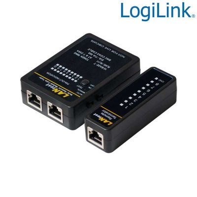 Tester para cables RJ11,RJ12, RJ45 y BNC LogiLink WZ0015