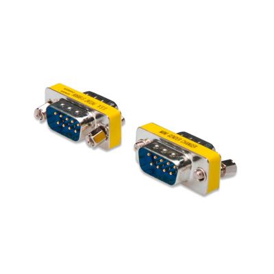 Adaptador de Género DB9 Macho - Macho