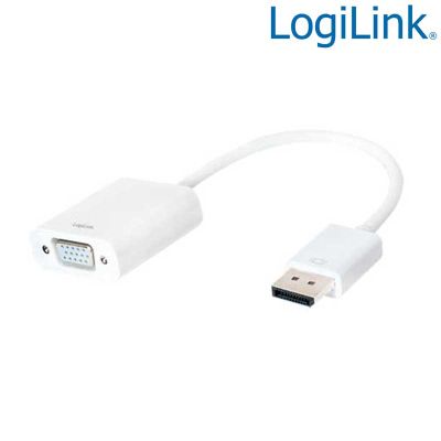 Cable Conversor DisplayPort 1.2 Macho - VGA Hembra LogiLink CV0059B
