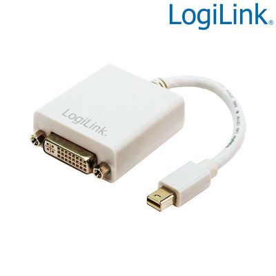 Cable Conversor Mini DisplayPort 1.2 Macho-DVI Hembra LogiLink CV0037B