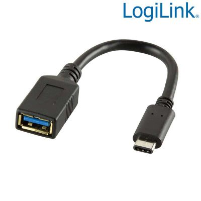 Cable Adaptador USB 3.1 Tipo C Macho a A Hembra Logilink CU0098