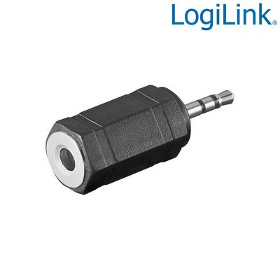 Adaptador de Audio Jack 2,5 Macho a 3,5 Hembra Logilink CA1103