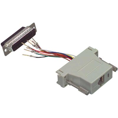 Adaptador Modular RJ45 a DB25 Macho