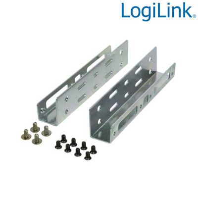 Soporte para 2 HDD/SSD de 2,5'' en Bahia de 3,5'' Logilink AD0009