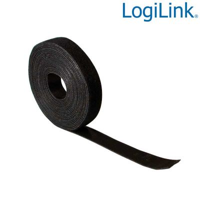 Cinta de Velcro Negro (10m ) Logilink KAB0055