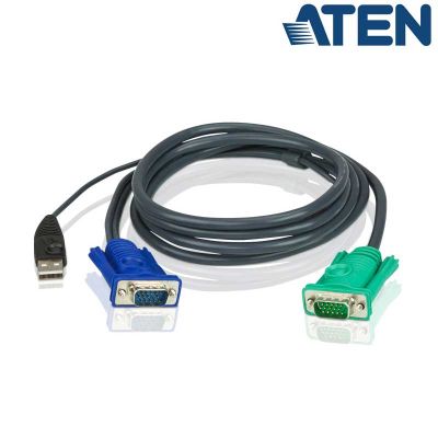 5m USB VGA KVM Cable 3 en 1 Aten 2L-5205U
