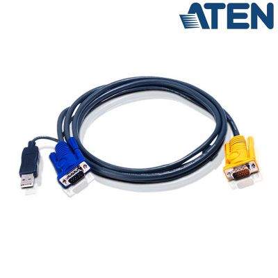 1,8m USB VGA KVM Cable 3 en 1 Aten 2L-5202UP