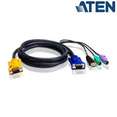 1.8m  USB / PS2 VGA KVM Cable Aten 2L-5302UP