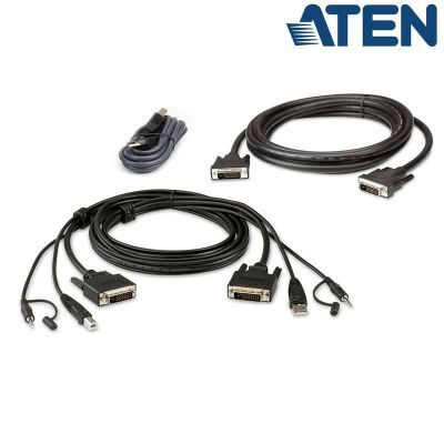 1,8m Kit de cable para KVM ''secure''  Dual DVI-D USB 2.0 con Audio Aten 2L-7D02UDX3