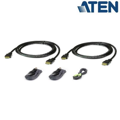 1,8m Kit de cable para KVM ''secure''  Dual HDMI USB 2.0 con Audio Aten 2L-7D02UHX5